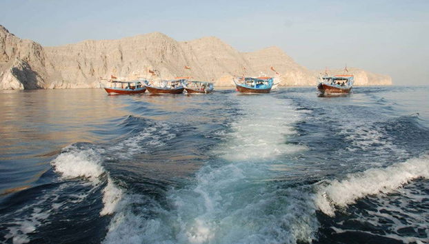 Paisaje típico de Musandam