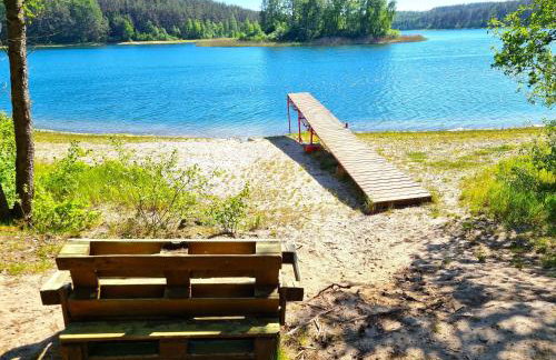 Chatka Baby Jagi - Domek z balią i kominkiem w lesie pośród jezior - Foto 33