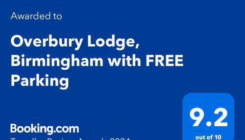 Overbury Lodge, Birmingham with FREE Parking - Foto 2