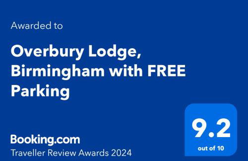 Overbury Lodge, Birmingham with FREE Parking - Photo 2