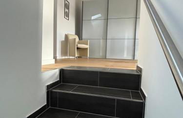 Wood&Stone - Modernes Haus in Seenähe am Tankumsee mit Terrasse, Outdoorküche, Kamin, Homeoffice Bereich & voll ausgestatteter Küche im Naherholungsgebiet - Foto 41