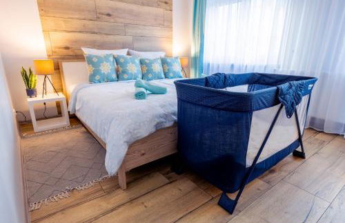 Gelbe Koffer - Design-Apartment in Schiffweiler - 2 Parkplätze - Self-Check-in - ruhig & naturnah - Foto 11