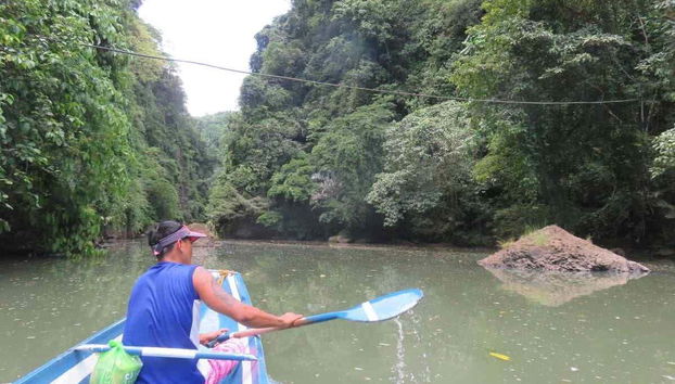 Row upstream to the waterfalls