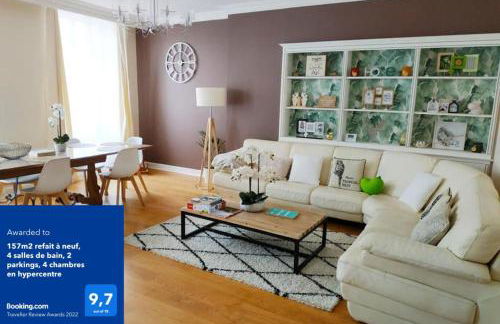 157m2, 4 chambres, 4 salles de bains, 2 WC, 2 parkings en hypercentre - Foto 1