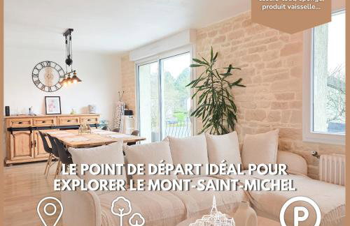 Aux Berges Du Mont - 10 min Mont-Saint-Michel, Jardin & Parking - Foto 1