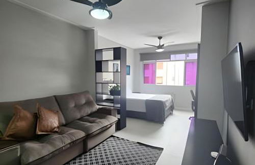 Lindo Apto Beira Mar - Ponta da Praia - Santos - Foto 8