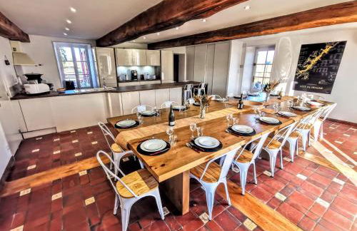 Moulin des ducs grand format by Vindihouses - piscine chaffée - escalade - billard - fitness - etc - Foto 17