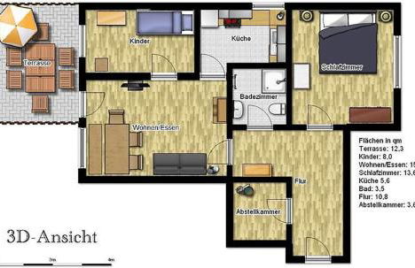 Ferienwohnung Bunte Kuh Wangerooge - Foto 10