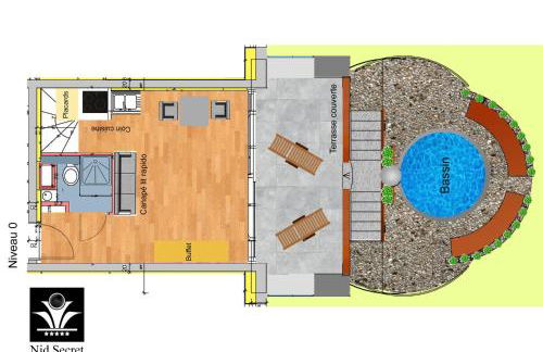 Panoramique 180 lac et montagne et Nid Secret spa romantique - Foto 32