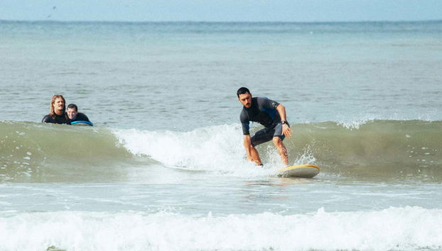 Surf nella spiaggia di Barra da Lagoa