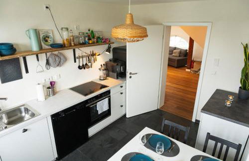 Wölkchen - Wohnung mit Balkon, Holzdielen & TV - Foto 17