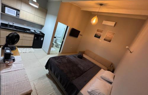 Loft com ar condicionado e cozinha na praia de Toque Toque Grande - Foto 4