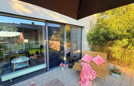 Panorama-Übernachtungen - 4 Sterne DTV - eigene Terrasse mit Garten - Infrarot-Sauna mit Dampfbad - Photo 19