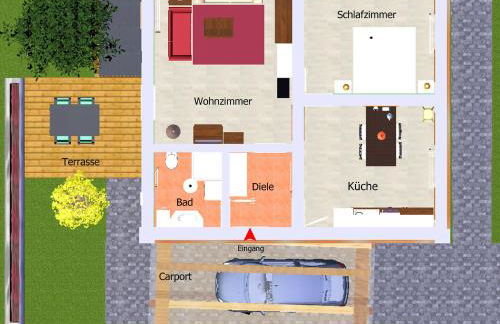 Komfortable Ferienwohnung "Vier Linden", ruhige dörfliche Lage, 20 min zur Küste - Foto 21