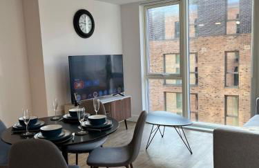 Modern 2bed Apartment in Birmingham City Centre 2 mins from Train Station with Free Parking and WiFi - Foto 49