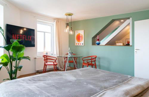 Bauhaus Apartment - Netflix, Nespresso, Zentral, Messe - Foto 3