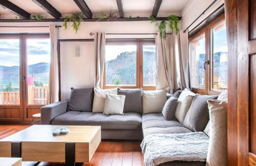 Le Chalet Panoramique Jaccuzi Parking Vue Montagne - Foto 32