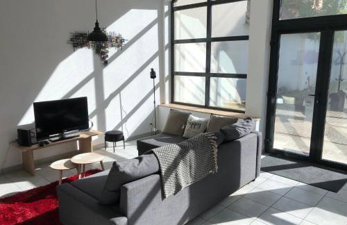 Loft 2 personnes Climatisé parking privé jardin - Foto 9