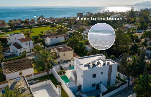 VACATION MARBELLA I Villa Marbesa White Pearl, Two Private Pools, 3min walk to the Beach, Fastest WiFi, Built in 2024 - Photo 37
