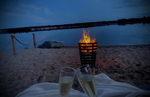 Haus am See mit Privatstrand, Kamin und Sauna - Foto 22