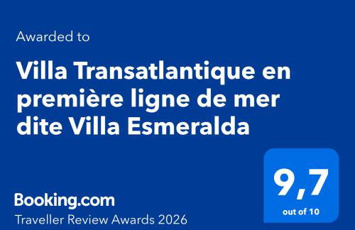 Villa Transatlantique en première ligne de mer dite Villa Esmeralda - Photo 3