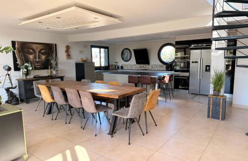 Villa du Siéck bord de mer piscine 14 P - Foto 34