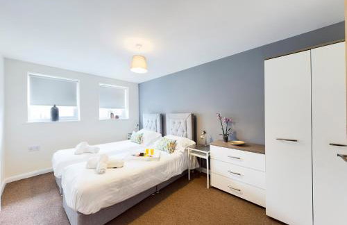 Bright 2 Bed Apartments in Marston Oxford, Free Parking, OX3 Near John Radcliffe Hospitals & University Parks - Foto 46