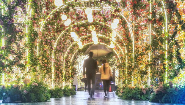 Accediendo a la torre Taipéi 101