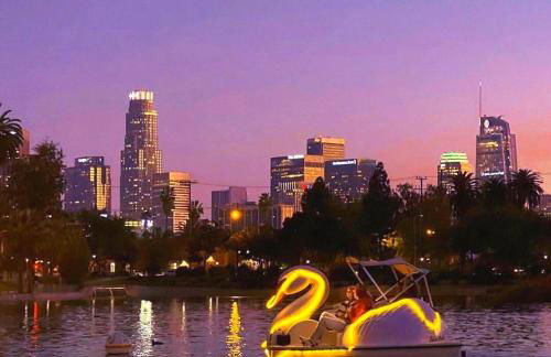 Downtown Los Angeles Skyline balcony view Modern Penthouse - Foto 36