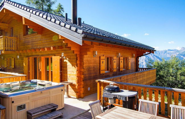 Chalet in Riddes Near Ski Lift Les 4 Vallees - Foto 27