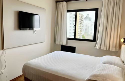 ENB1093 Ótimo Flat no Centro de SBC para até 4 pp - Foto 3