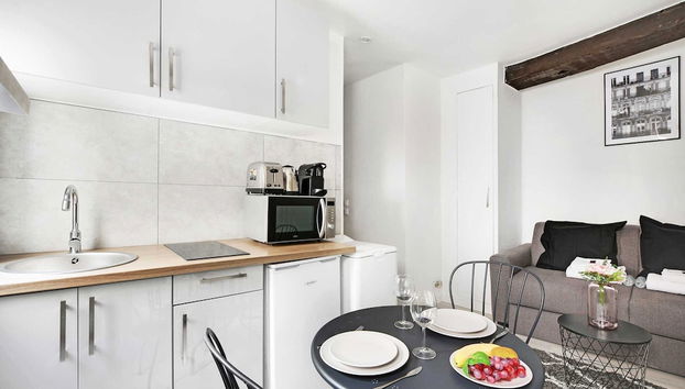 Amazing Studio in the Heart of the Marais - Foto 2, Cocina privada
