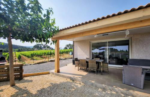 En Ardèche, maison de vacances L'Odalys climatisée avec sa piscine privée et chauffée - Foto 17