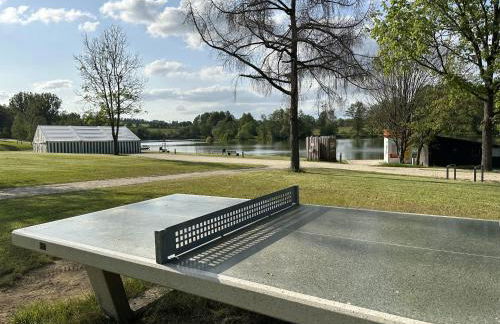 Schönes Ferienhaus 400m vom See, Sauna, Kamin, Klima, Garten - Foto 36