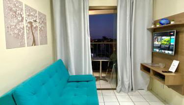 Apto charmoso na V Planalto perto Shopping com 2 Quartos de Casal ArCond Wifi 500megas Home Office e Garagem em Dourados - Foto 3