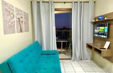 Apto charmoso na V Planalto perto Shopping com 2 Quartos de Casal ArCond Wifi 500megas Home Office e Garagem em Dourados - Foto 3