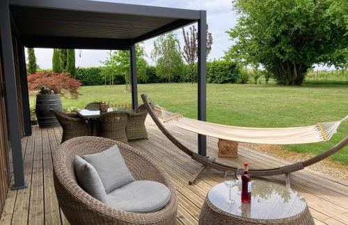 La Longère de Chillac campagne chic jacuzzi - Foto 15