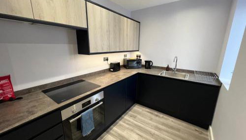 Queen Apartment - High Spec - En-Suites - 7 Guests - Foto 4, stove, toaster