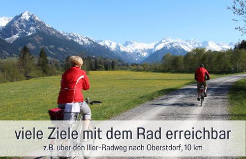 Biohof Burger, 3 sonnige Fewo, alle mit Balkon, Spielzimmer, Grillhütte, 7 km vor Oberstdorf - Photo 40