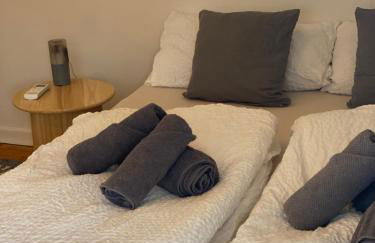 gemütliche rustikale Wohnung mit Kamin und optionalem Whirlpool - Foto 22