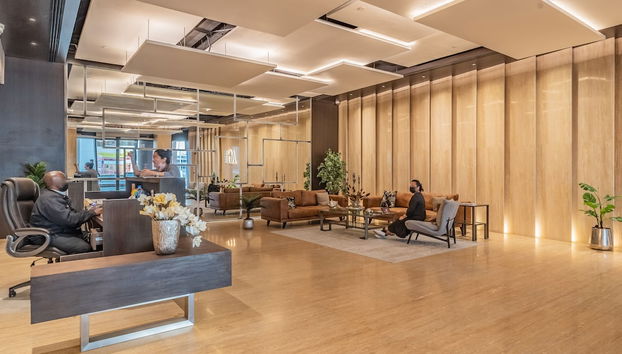 Sala de estar do lobby