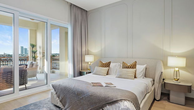 3BR Apt w Direct access to Nakheel Mall - Foto 4, Habitación