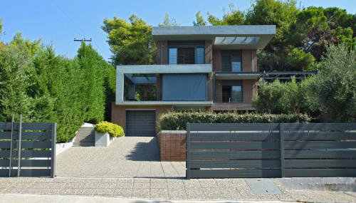Elia Seafront Villa - Photo 4, Garden, Garden view