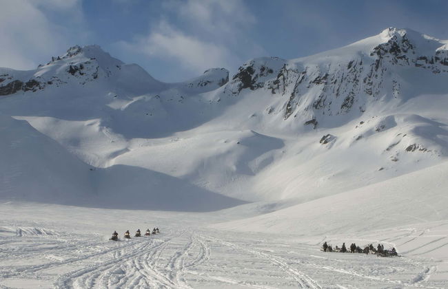 Giro in motoslitta sul ghiacciaio Langjökull - Foto 4