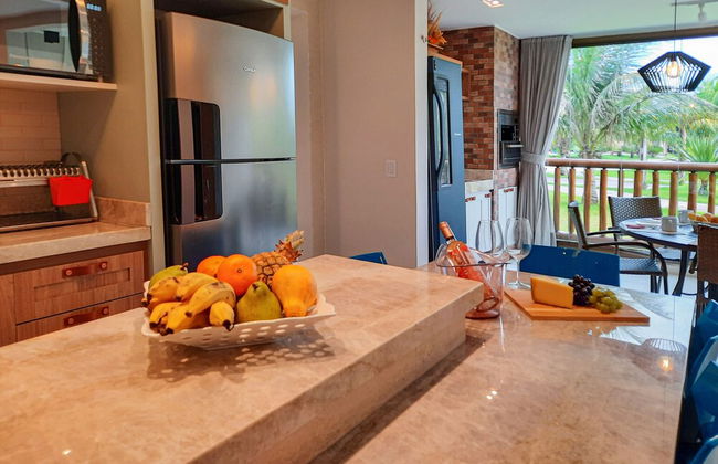 VG Sun Pé na Areia Luxuoso Térreo Gourmet 8 pessoas By DM Apartments - Foto 27