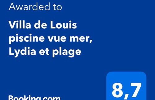 BARCARESA-Villa de Louis piscine vue mer, Lydia et plage - Foto 4