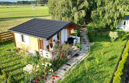 Drewniany Zakątek z sauną i jacuzzi - Foto 57