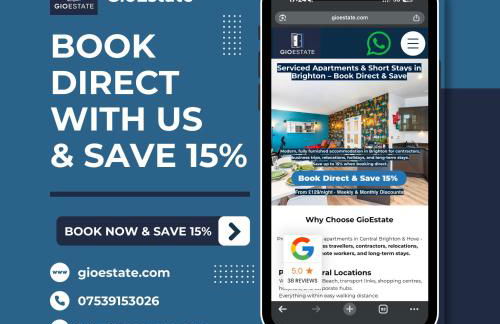 Stylish 1-Bedroom Apartment near Beach - Brighton - Foto 2