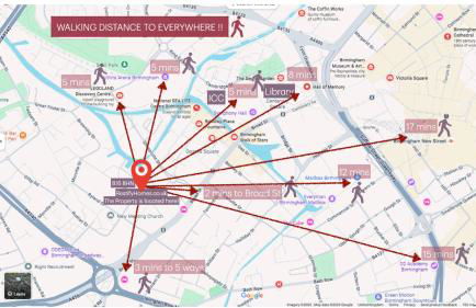 Entire 4-Bed House & Parking, Steps from ICC & Utilita Arena Birmingham & Broad Street - Foto 4