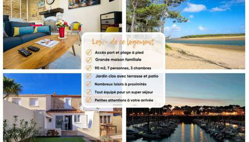 "COCON SAINT HILAIRE" Maison de charme 7 personnes, jardin clos, 5 min plage, port, commerces - Foto 2